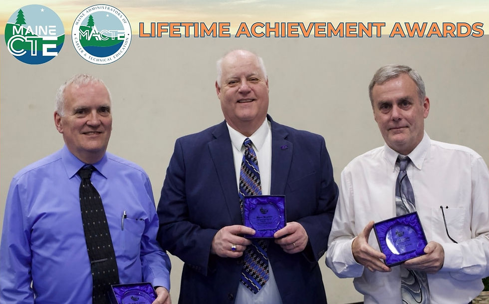 Left to right: Ralph Conroy, Dave Keaton, Todd Fields. Photo by Lauren Remington, Calais Schools
